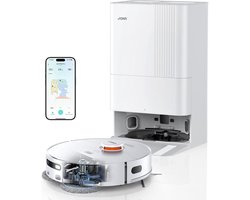 JONR T5 Pro Robotstofzuiger met Uitschuifbare Dweil – 8000Pa Zuigkracht, Automatische Reiniging & Drogen, AI LiDAR Navigatie