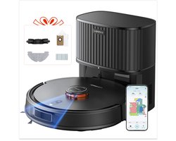 Laresar L20 - Robotstofzuiger - 5000Pa Zuigkracht - LDS-Navigatie - Zelflegende Basis