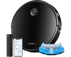 LIECTROUX C7 Robotstofzuiger met Dweilfunctie 2-in-1, 6000Pa Sterke Zuigkracht, WiFi/App & Afstandsbediening, Compatibel met Alexa en Google Assistant, Geschikt voor Dierenharen, Tapijt en Harde Vloeren