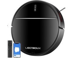 Liectroux M7S Pro - Robotstofzuiger met Dweilfunctie - 4000Pa Zuigkracht - Slimme Navigatie - Werkt met Alexa & Google Home - Populair Model 2024