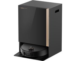 MOVA MOBIUS 60 Robotstofzuiger met Dweilfunctie - 30.000Pa Zuigkracht - Zelflegende Stofzuiger Robot - Automatisch Basisstation - Geschikt voor Harde Vloeren en Tapijt - Zwart