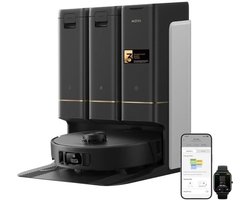 MOVA Z50 Ultra - Robotstofzuiger met Dweilfunctie - 19.000 Pa Zuigkracht - Automatisch Reinigingsstation - Zelfreinigende Mop & Slimme AI-Navigatie - Geschikt voor Tegels, Hout en Tapijt