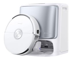 Narwal Flow robotstofzuiger 22000Pa hyperzuigkracht, realtime zelfreiniging, AI-gestuurde obstakelvermijding, ideaal voor dierenharen en harde vloeren - wit