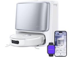 NARWAL FLOW - Robotstofzuiger en dweil met station - 22.000 Pa - DualFlow Anti-Tangle Huisdierhaar - FlowWash Wassysteem