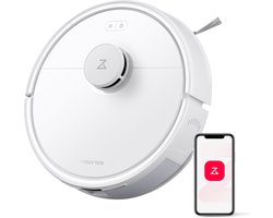 Roborock Q7 L5 Robotstofzuiger – 8000 Pa Hyperforce Zuigkracht – Dubbele Anti-Klit – Nauwkeurige LiDAR Navigatie –Slimme Verboden Zone –Multi-Level Mapping – Automatisch Opladen – APP–Wit –Q5 PRO Upgrade