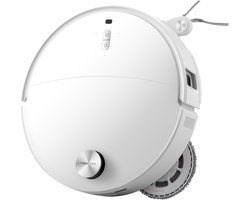 Roborock Qrevo Edge 2 Pro-Robotstofzuiger Met Dweilfunctie-7,98 cm Ultraslank Ontwerp-25.000 Pa-Antiklitsysteem-AI navigatie-100℃ Heetwaterwas-Automatisch legen & bijvullen-Zelfreinigend-Dweilverhoging-Uitschuifbare borstel/dweil-Huisdierenhaar