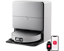 Roborock Saros 20 Sonic–Robotstofzuiger Met Dweilfunctie-VibraRise 5.0 dweilsysteem 4000 Trillingen/min-Digitale motor 36000 Pa&dubbel antiklitsysteem-AdaptiLift Chassis 3.0-Reactieve AI 3.0 obstakelherkenning-Pakt moeiteloos dikke tapijten aan,Wit