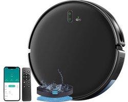 Robot Stofzuiger met Dweilfunctie - Met App - Perfect Voor Tapijtreiniging - Ideaal Voor Toepassing