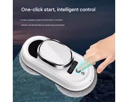 Robotraamreiniging, 90W zuigkracht, 5600Pa zuigkracht, met UPS-stroomuitvalbeveiliging, drie automatische reinigingsstanden, automatische raamreiniger.