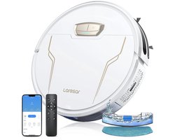 Robotstofzuiger met dweilfunctie - Robot stofzuiger - Stofzuigrobot - Laadstation - App - Leegstation - Alexa - Google Assistant - 150 minuten - 250 ml watertank - 450 ml stofcontainer