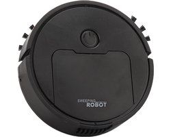 Robotstofzuiger Zwart - Dweilfunctie - Geschikt voor huisdieren - Oplaadbare Multifunctionele Slimme kleine Robotstofzuigers - Stofbot