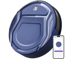 RVV® Robotstofzuiger huisdieren - Robotstofzuiger - Stofzuiger - Blauw - 28cm x 28cm x 8cm