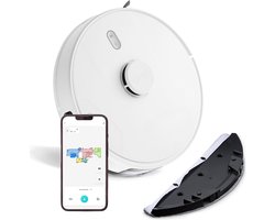 SCH® Robotstofzuiger huisdieren - Robotstofzuiger - Stofzuiger - Wit - ‎35cm x 35cm x 10cm