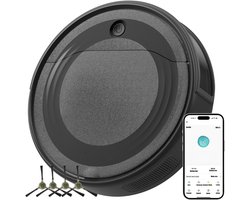 SCH® Robotstofzuiger huisdieren - Robotstofzuiger - Stofzuiger - Zwart - 28 cmx 28cm x 8cm