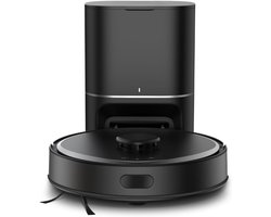 SCH® Robotstofzuiger met laadstation - Robotstofzuiger - Robotstofzuiger huisdieren - zwart - 33cm x 33cm x 10cm