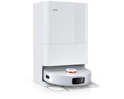 Seastone - JONR P20 - Robotstofzuiger Met Dweilfunctie Met Warme Lucht Om te Drogen - 8000 PA - Zeer Krachtige Zuigkracht – Vermijden van Obstakels - Adaptief Kantdweilen - Hete Lucht Drogen - Anti-tangle Roller Brush + Automatische Leegfunctie - Wit