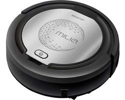 Sencor SRV 1000SL – Robotstofzuiger met dweilfunctie – Zakloos – Valsensoren – Zwart, Zilver