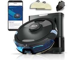 Shark Matrix Plus 2-in-1 Dweil- en zuigrobot – Zwart – Besturing via App – Zakloos – Incl. accu – Incl. lader