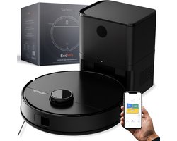 Skoov ecopro Robotstofzuiger met Dweilfunctie - Met laad & leeg station - Anti-Klit - 5000 PA Hyperx Zuigkracht - Huisdieren - Dweil - Robot - Thuis - Automatische
