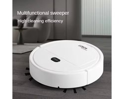 THEROB Smart robot stofzuiger met borstels en Veegdoek. 3 in 1.Zuigen, vegen en dweilen. Krachtige smart robot stofzuiger uitvoering is een onmisbare hulp