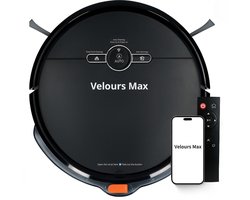 Velours Max® - Robotstofzuiger met Dweilfunctie - Robot Stofzuiger - Slimme Navigatie - Met Laadstation - Automatisch Oplaadstation - Dweilrobot - Huisdieren - Robotstofzuigers met Dweilfunctie - Robotstofzuigers - Stofzuiger - Stofzuigers