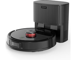 VONKO S6 Pro Robotstofzuiger met Dweilfunctie - Robotstofzuiger met Laadstation - 6000Pa Zuursterkte - LIDAR-Navigatie - 180 Minuten Werktijd - Geschikt voor Dierenhaar, Tapijten en Vloeren