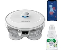 YSR - Bissell Spinwave R5 | Robot Stofzuiger Met Dweil | Slimme Navigatie Met Lidar-Technologie | Tapijt- En Vloerkleeddetectie | Krachtig Stofzuiger Tot 2000 Pa | Draadloze Stofzuiger | 61 Db | Wit | 3475N