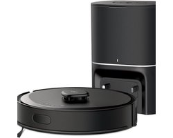 Zyrex® Robotstofzuiger met laadstation - Robotstofzuiger - Robotstofzuiger huisdieren - Zwart - 33cm x 33cm x 7cm