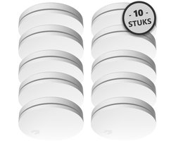 10-Pack ELRO FS4610 | Ultra Dun Design | 10 Jaar Batterij | Voldoet aan Europese norm EN14604 | Wit | Set van 10 Stuks