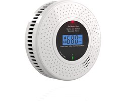 2-in-1 Rookmelder en Koolmonoxidemelder – Combi Rook & CO -Rook en koolmonoxidemelder in één – 10 jaar Levensduur – CE ROHS FCC – Rookalarm & CO Detector – Veilige Brandbeveiliging voor Thuis