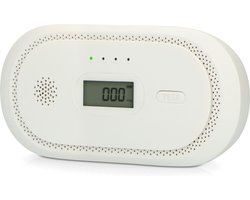 Alecto COA2650 Koolmonoxidemelder met display - 10 jaar sensor - Voldoet aan Europese norm - Wit