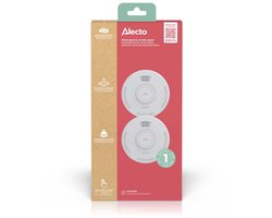 Alecto Rookmelder SD110 2X - Brandmelder met batterij voor 1 jaar - Voldoet aan Europese norm - 2 stuks