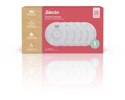 Alecto Rookmelder SD110 5X - Brandmelder met batterij voor 1 jaar - Voldoet aan Europese norm - 5 stuks