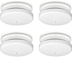 Alecto SA20 4X - Rookmelder - 10 jaar sensor - Voldoet aan Europese norm EN14604 - 4 stuks