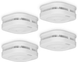 Alecto SMARTSMOKE11 Smart WiFi Rookmelder - 10 jaar batterij - Voldoet aan Europese norm EN14604 - 4 stuks