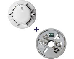 Aritech Kidde NC-DPM-W - Optische en Hittemelder + NC-DBR-W Montagesokkel