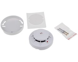 Fito ASD-10Q Optische Rookmelder - Batterij gaat 10 jaar mee - 10 Jaar garantie - Zeer compact model - Inclusief dubbelzijdige plakker - Voldoet aan NEN EN 14604