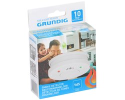 Grundig Rookmelder 10jr levensduur - Brandmelder - Rookmelders - Rook Detector