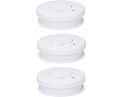 Grundig Rookmelder - 3x - wit - optische rookmelder - infrarood - 10 cm