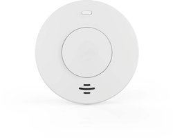 Nedis SmartLife Rookmelder - Batterij Gevoed - Levenscyclus sensor: 10 Jaar - EN 14604 - Max. batterijduur: 120 Maanden - 85 dB - Wit - 1 Stuks