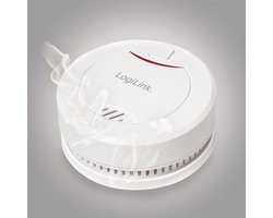 Rookmelder LogiLInk 10 jaar alarm 3V batterij met VdS en CPR keuring
