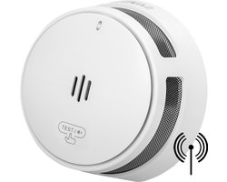 SAVS S10-W Draadloos koppelbare rookmelder - LinkSmart® - 10 jaar batterij - Optioneel WiFi - Infrarood sensor - Koppelbaar brandalarm