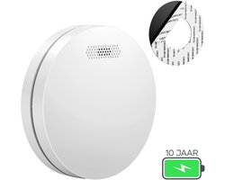 SAVS SM11 Rookmelder - 10 jaar batterij - Extra dun design - Geen LED lampje - Montage zonder boren - Voldoet aan Europese norm - Brandalarm