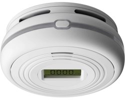 Sensereo – Matter Rook en Koolmonoxidemelder – Smart Home – Geschikt voor Apple HomeKit, Google Home, SmartThings, Home Assistant, Homey en meer – EN14604 & EN50291 gecertificeerd – Dubbele batterij back-up