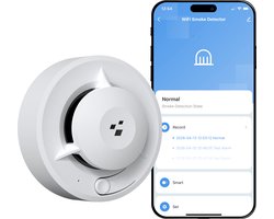 Trust Smart Home - Slimme Rookmelder met gratis App - WiFi verbinding - Foto-elektrische Sensor - 85 dB Alarm - Zonder Hub - 1 stuk - Wit