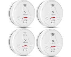 X-Sense SD11 Rookmelder - 4 Rookmelders - 10 jaar batterij - Voldoet aan Europese norm - Brandalarm