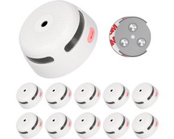 X-Sense XS01 Rookmelder met magneet montage - 10 Rookmelders - 10 jaar batterij - Compact design - Voldoet aan Europese norm - Brandalarm zonder boren