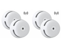 X-Sense XS01-W - Rookmelder draadloos koppelbaar - 4 Stuks - 10 jaar batterij