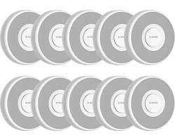 X-Sense XS0B-MR Slimme voice rookmelder met WiFi 10-pack - Link+ Pro - Gesproken meldingen - Draadloos RF koppelbaar - Brandalarm