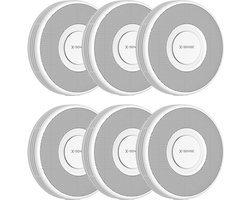 X-Sense XS0B-MR Slimme voice rookmelder met WiFi 6-pack - Link+ Pro - Gesproken meldingen - Draadloos RF koppelbaar - Brandalarm